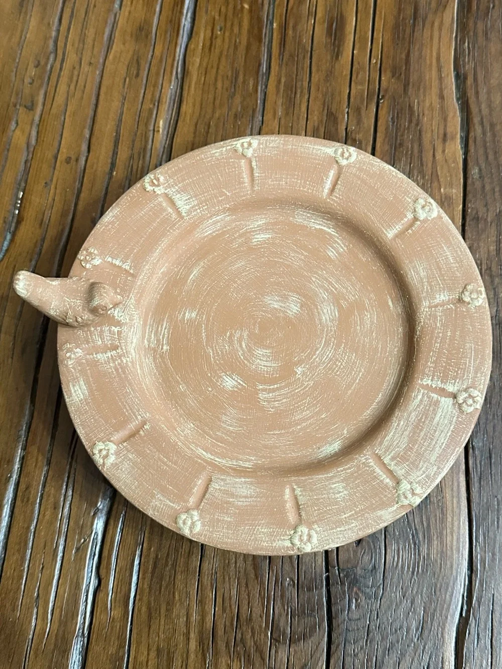 The White Barn Candle Co. Terra Cotta Candle Holder Bird Bath #1 - Picture 6 of 16